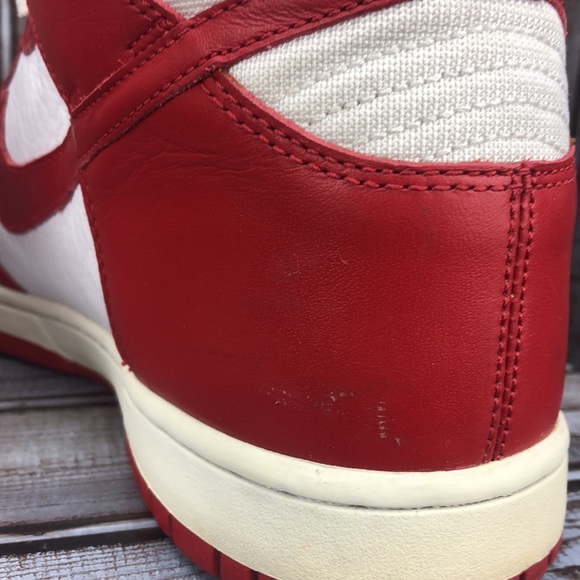 Nike Dunk High White Varsity Red - Size 9.5- 317982-162- 2009 main image 12